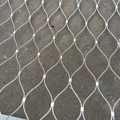 50mm Stainless Steel Wire Rope Mesh for Zoo Aviary Netting - 304/316 Grade