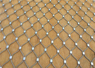 Woven Rope Architectural Wire Mesh Corrosion Resistant For Zoo Safety Protection