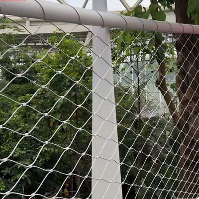 Stainless Steel Rope Mesh 30*30mm Opening Safety Net Fence Netting Anti-Fall Netting