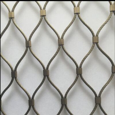 X Tend Type 316 Stainless Steel Wire Rope Cable Mesh Drop Prevention Anti-Fall Safety Netting For Kindergarten Schools