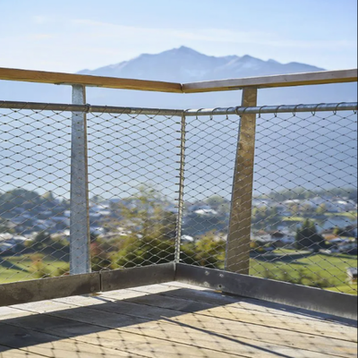 Solid Anti-Fall Stainless Steel Wire Rope Drop Prevention Net For  School And Kindergarten