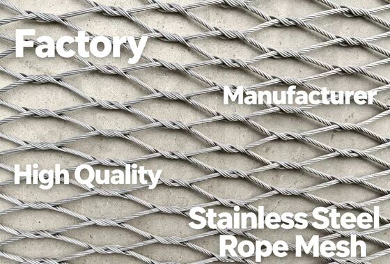 Customized Height animal rope mesh strong flexible netting