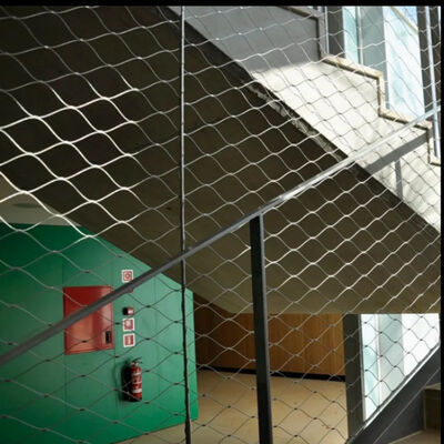 Customizable Mesh Size SS304/SS316 Seamless Ferruled Wire Rope Plant Trellis and X-tend Wire Rope Mesh