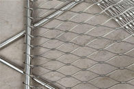 Architectural 2.5 Mm Wire Balustrade Cable Mesh 80*80 Mm Hole