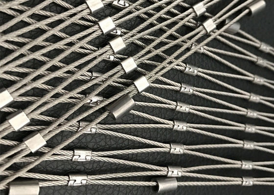Strong Durable 316 Stainless Steel Wire Rope Mesh For Animal Encloure
