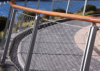 Staircase Railing Infill Woven Stainless Steel Wire Netting 2.0mm 4.0mm 6.0mm