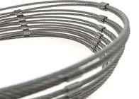 Flexible Inox Stainless Steel Wire Rope Mesh Knotted Ferruled