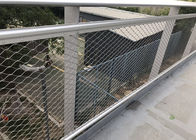 Hand Woven Security Fence Steel 1.2mm Balustrade Cable Mesh