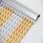 1.6mm Aluminum Chain Curtains , Chain Door Fly Screen