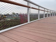 Balustrade 2.5 Mm Wire Steel Cable Mesh 60*60 Mm Hole