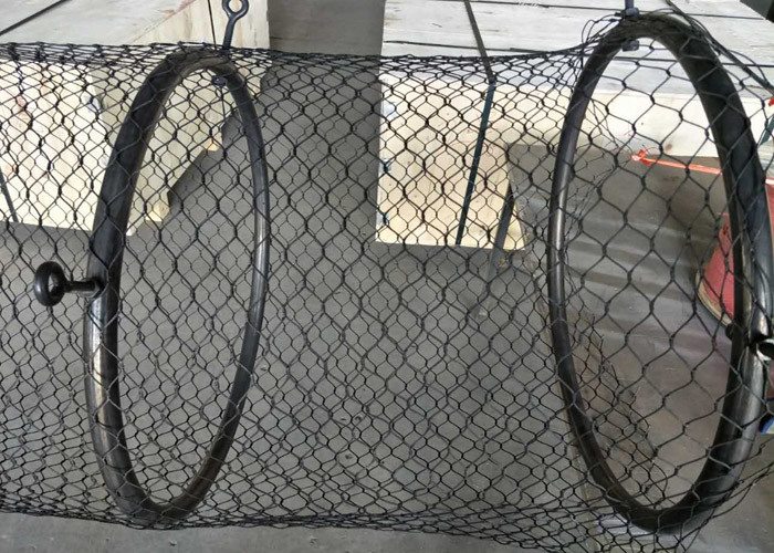 Customized Black Stainless Steel Rope Mesh for safety netting Non Rusting 2.0 mm