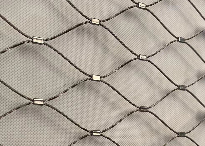 Customized Architectural Rope Mesh 316 Inox Stainless Steel Cable Mesh SUS316