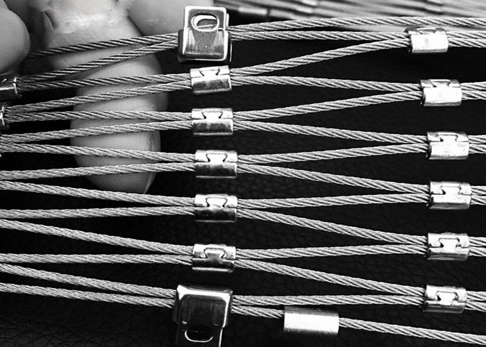 Fencing Handrail Infill Wire Rope Mesh Netting Stainless Steel Flexible ...