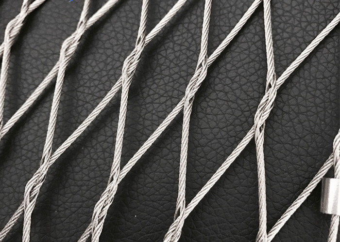 Sus 316 Zoo Knotted Rope Mesh High Strength