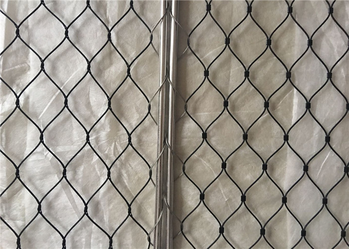 Black Oxide Zoo Wire Mesh For Animal Cage Easy To Install