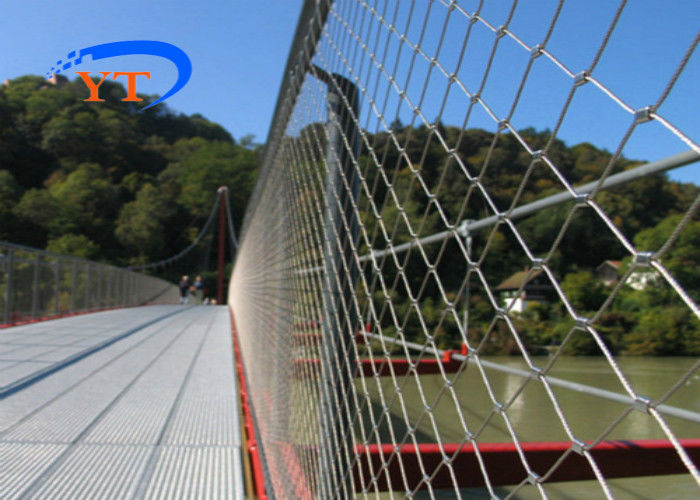 Wire Rope Flexible Stainless Steel Mesh Anti Falling Net 1*7 Specification
