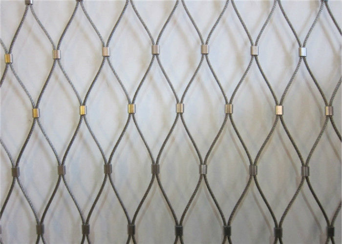Decorative Ferrule Balustrade Cable Mesh Flex Strong With Long Lifespan