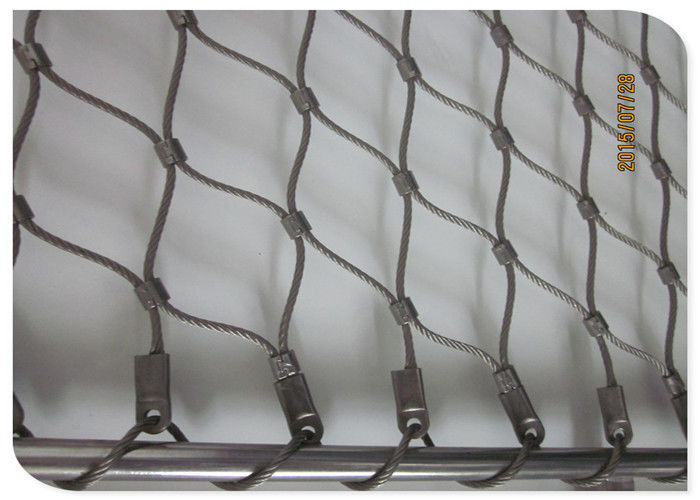 X Tend Wire Rope Mesh Webnet , Stainless Steel Wire Rope Net Decoration
