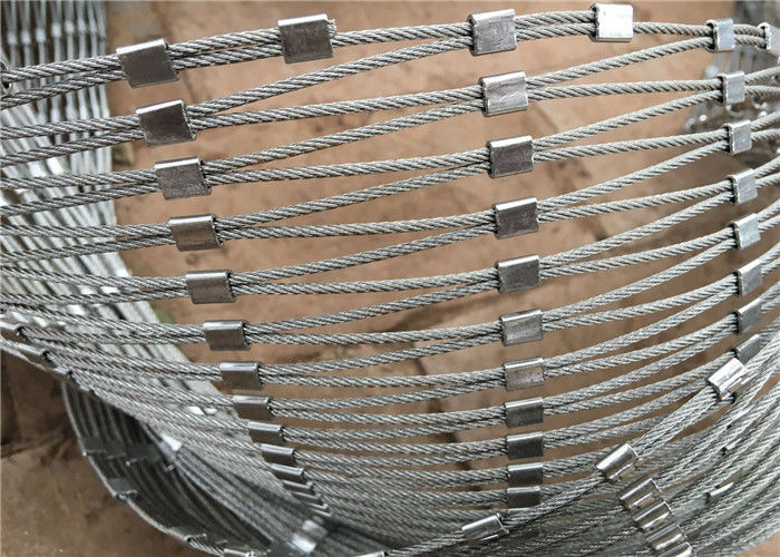 Decor Aviary Wire Netting Stainless Steel Cable CE Approved For Animals