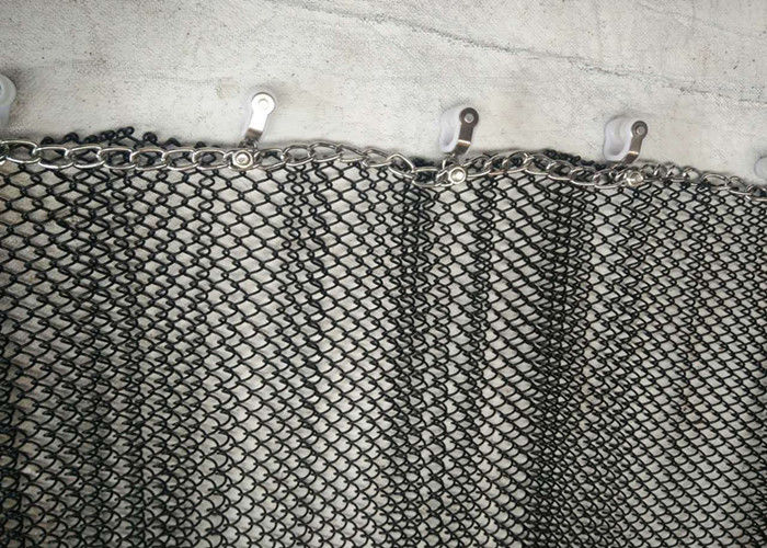 Aluminum Alloy Metal Cascade Coil Drapery Chain Link Curtain Wall CE Approved