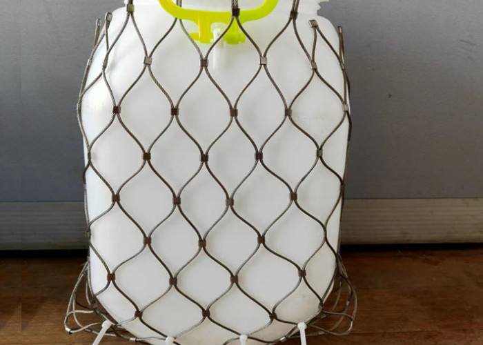Sound And Light Alarm Lamp Anti Theft Metal Mesh Bag Protector  Balustrade Cable Mesh
