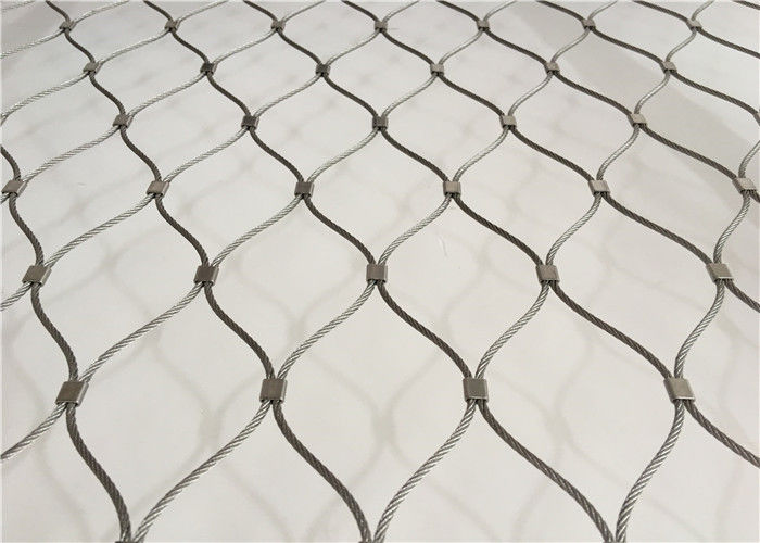 Hand Woven Wire Mesh Netting Security Stainless Steel Metal Mesh 60 Degree Angle