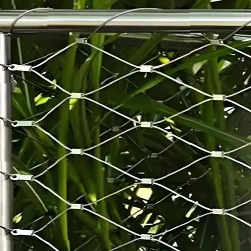 SS304  Rope Construction Decoration Climbing Net Cable Enclosure Zoo Mesh