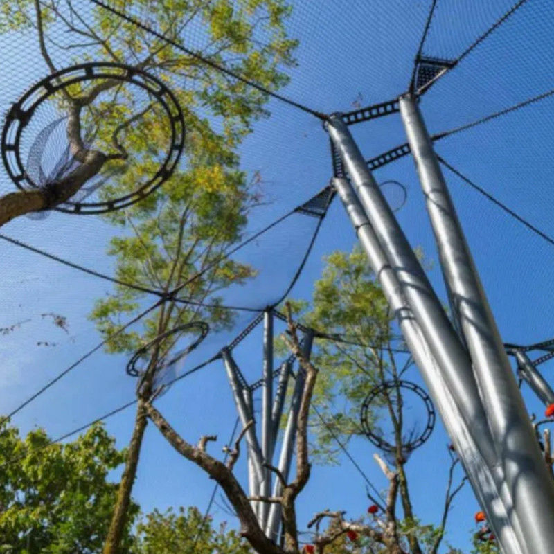 Stainless Steel Wire Rope Zoo Animals Enclosure Bird Aviary Ferrule Netting