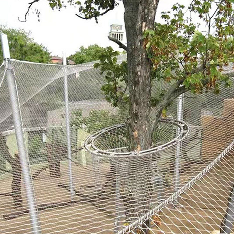 Flexible Stainless Steel Rope Mesh / Wire Rope Net For Bird Aviary