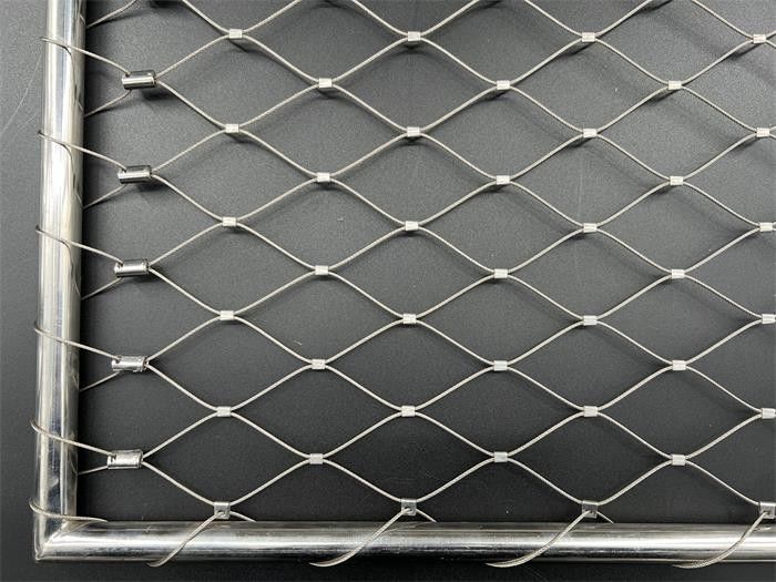 SS316 7*7 Stainless steel Balustrade Cable Mesh For Staircase