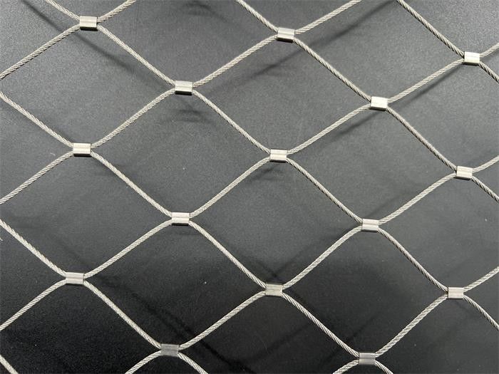 Flexible Durable Stainless Steel Wire Rope Mesh For Balcony Railings