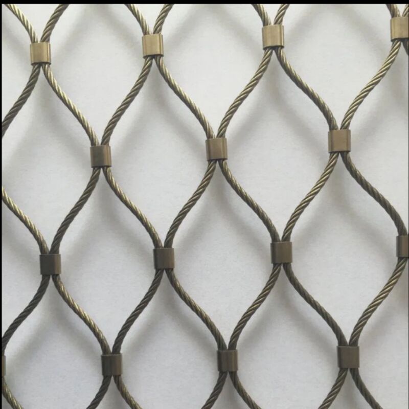 X Tend Type 316 Stainless Steel Wire Rope Cable Mesh Drop Prevention Anti-Fall Safety Netting For Kindergarten Schools