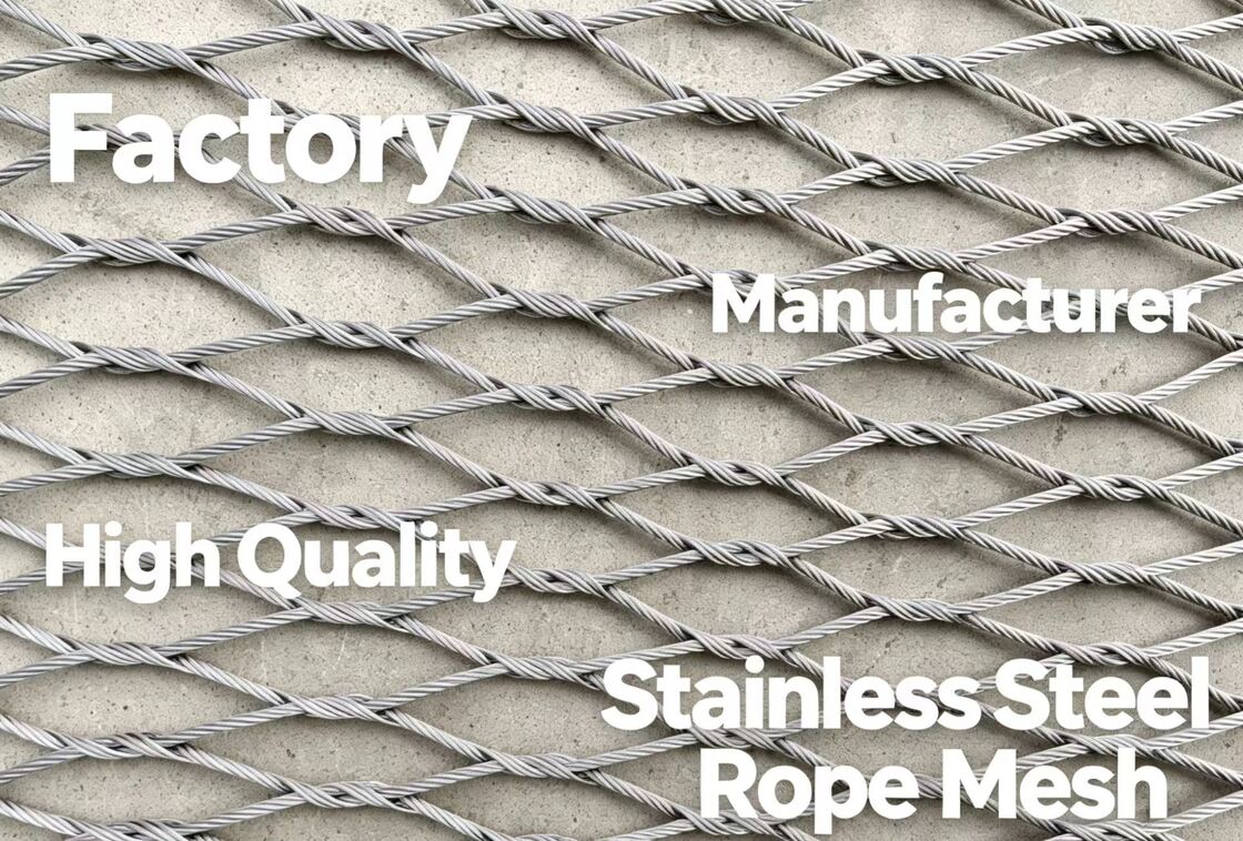 Customized Height animal rope mesh strong flexible netting