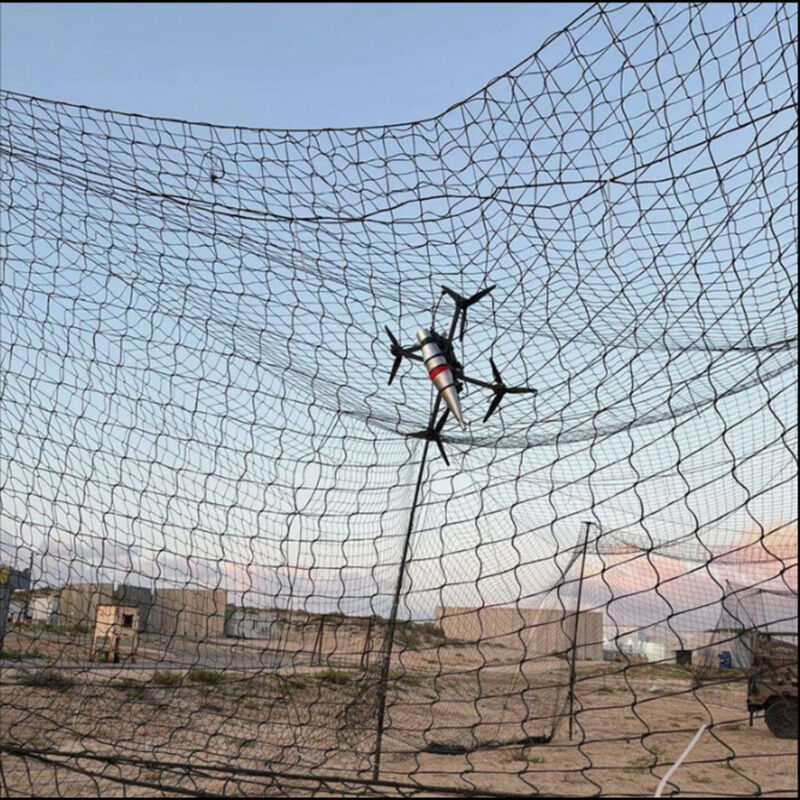 Customized 500mm Hole Size 6mm Wire Diameter Anti Drone Net and Drone Protection Net for Critical Infrastructure Security