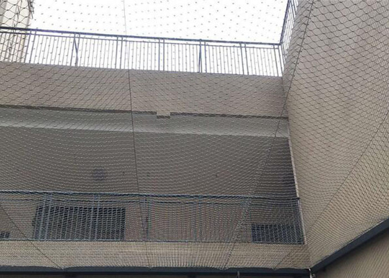 1.2 Mm Customized Architectural Wire Mesh , Sus 316 Wire Rope Net