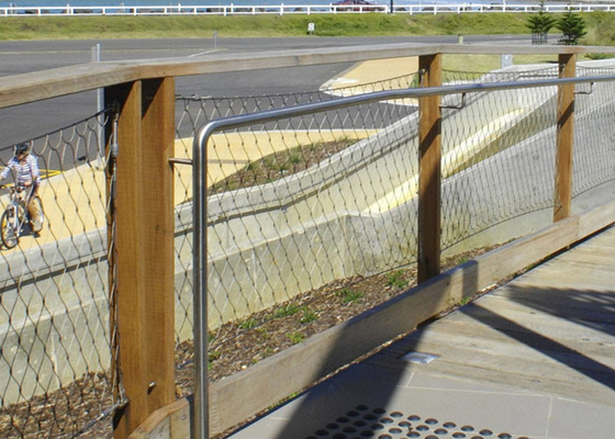 Boundary Wall Architectural Wire Mesh 4.0mm Dia