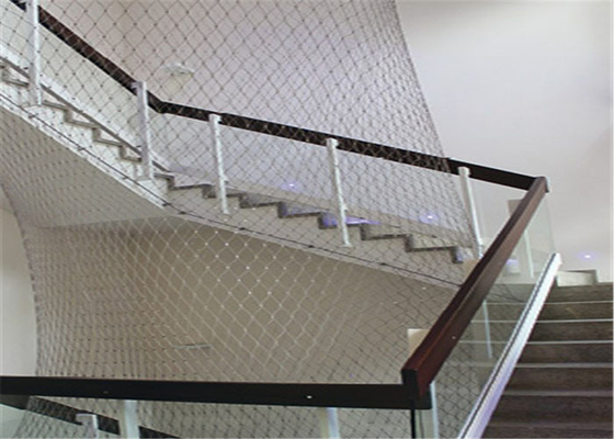 Sus 304 Flexibility Balustrade Mesh 60*60 Mm Hole