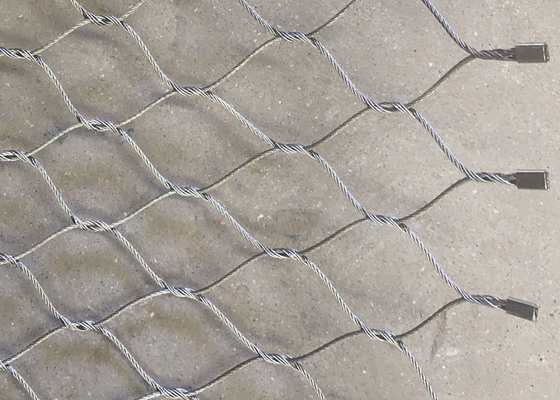 316 X Tend Stainless Steel Wire Rope Mesh For Anti Falling 50x50 MM