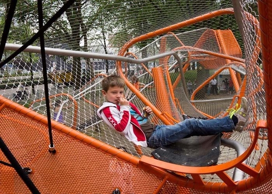 Playground Non Rusting 3.2mm Stainless Steel Cable Netting Customizable