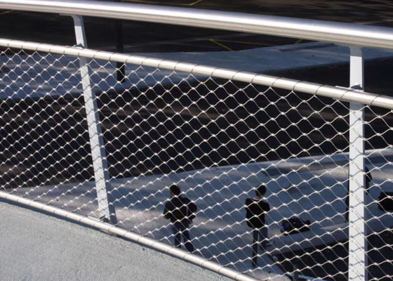 Customized Safety Protection Ss Cable Mesh 2.5mm Weather Resistance