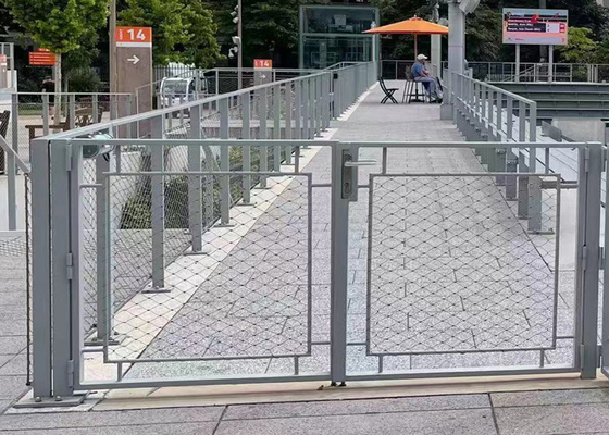 25*25mm Balustrade Cable Mesh , 316 Stainless Steel Rope Mesh Non Rusting