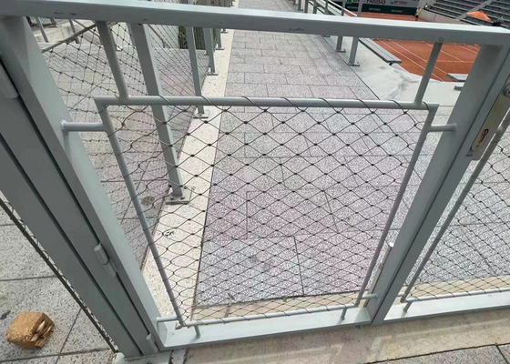 Corrosion Resistant Aisi 316 Wire Rope Mesh Net As Balustrade Security Net