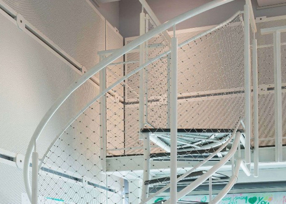 60 Mm Pitch Ferrule Balustrade Cable Mesh 60x104mm Opening