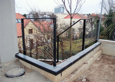 2.0mm Flexible Metal Mesh Stainless Steel Cable Net For Stairs Decoration