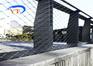Wire Rope Balustrade Cable Mesh Ferrule AISI 316L Stainless Steel Material