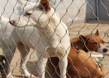 316 Material Animal Enclosure 7x19 Stainless Steel Wire Rope Zoo Mesh