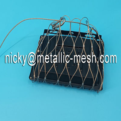 SS 316 Cable Safety Net Anti Drop Prevention Net For Lights / Camera / Speakers