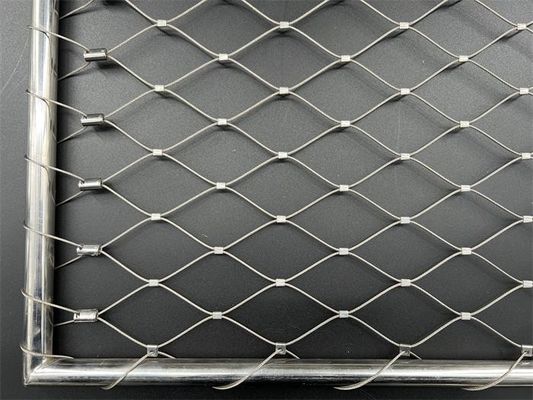 SS316 7*7 Stainless steel Balustrade Cable Mesh For Staircase