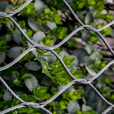 Flexible stainless steel cable mesh designed for  safety in architectural projects