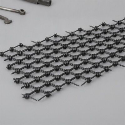 Anti UV Black Oxide Wire Rope Mesh with 20mm to 200mm Aperture and 1.2mm to 3.2mm Cable Diameter